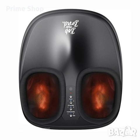 Електрически шиацу масажор за крака с въздушна компресия и загряване Bob & Brad