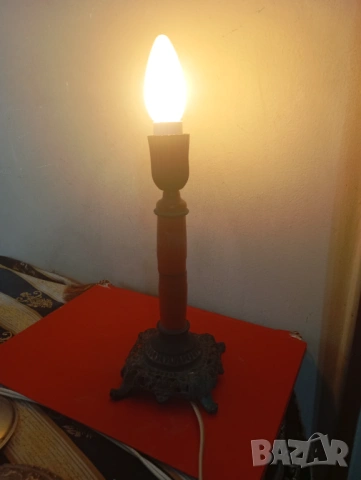 Винтидж настолна лампа , снимка 5 - Настолни лампи - 53857333