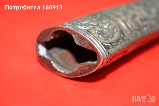 Автентичен Средиземноморски Гръцки сребърен нож кама ятаган, снимка 13 - Антикварни и старинни предмети - 51173039