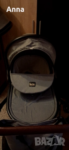 LORELLI Premium Комбинирана количка 2в1 BOSTON DOLPHIN GREY, снимка 5 - Детски колички - 54074696