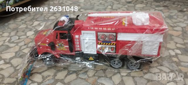 детска играчка пожарна кола, снимка 10 - Коли, камиони, мотори, писти - 45710456