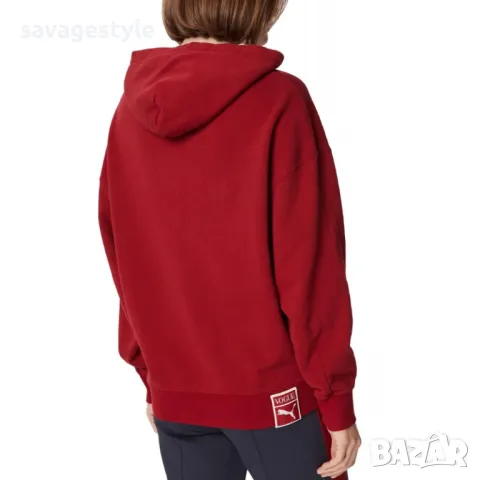 Дамско спортно горнище PUMA x Vogue Oversized Hoodie Red, снимка 2 - Спортни екипи - 47613303