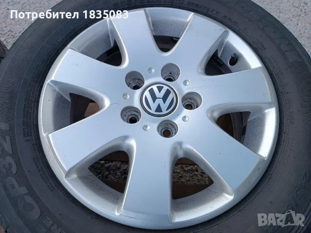 Лети джанти 16ки 5х120 VW Transporter T5/T6 + летни гуми 215/65/16 C, снимка 6 - Гуми и джанти - 46856842