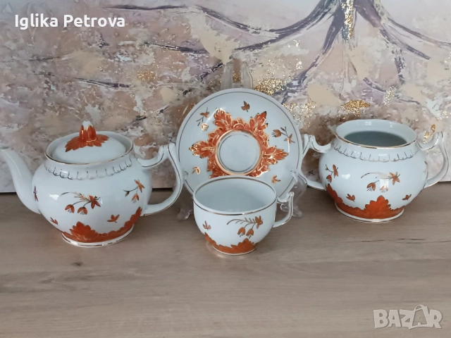 Сервиз  Барбарис-Вербилки, снимка 10 - Антикварни и старинни предмети - 52593985