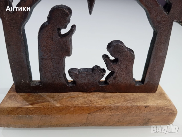 Стара прекрасна Коледна украса , снимка 6 - Статуетки - 52494029