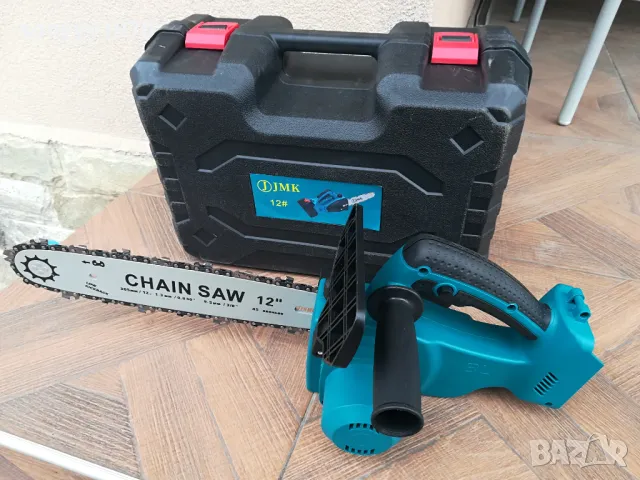 резачка за дърва ПО-ГОЛЯМА 12 инча с 2бр бат и зарядно 0304251549, снимка 3 - Градинска техника - 49751799