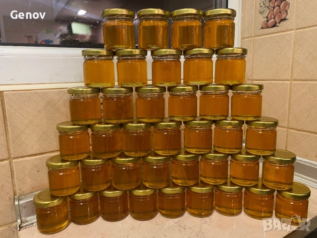 Бурканчета с мед 40 мл. за сватба или кръщене, снимка 7 - За пчели - 51933717
