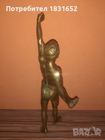 Стара бронзова фигура, снимка 6 - Статуетки - 54113954