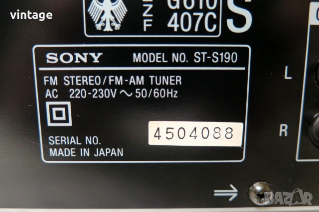 Sony ST-S190_88, снимка 8 - Други - 53312704