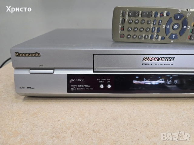 📼 Panasonic NV-FJ630 Super Drive video recorder vhs, снимка 2 - Плейъри, домашно кино, прожектори - 54176536
