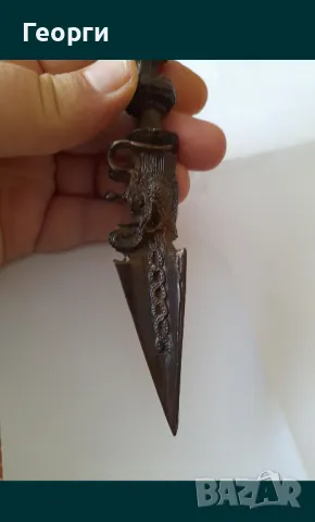 Будистки ритуален нож-1, снимка 7 - Антикварни и старинни предмети - 50125261