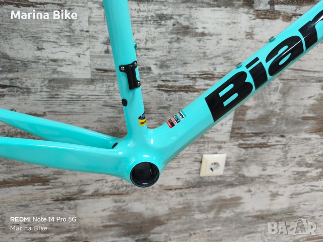 НОВ карбонов шосеен фреймсет Bianchi Specialissima CV | 55 , снимка 3 - Велосипеди - 42093997