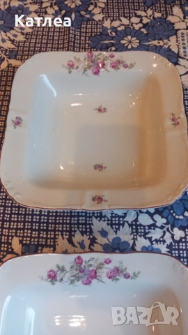 Квадратна порцеланова купа 2 бр., снимка 7 - Прибори за хранене, готвене и сервиране - 53941625