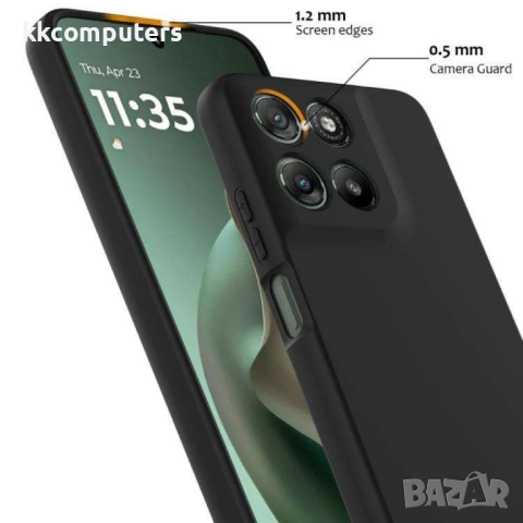 Защитен силиконов калъф с MagSafe за Motorola Moto G67 Power 5G / G57 Power 5G - Удароустойчив, Вкл., снимка 7 - Резервни части за телефони - 53354296