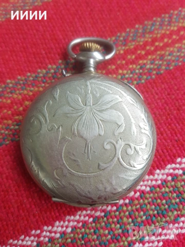 Джобен часовник ARGENTAN, снимка 3 - Антикварни и старинни предмети - 53244565