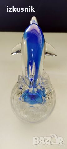 Dolphin от Cristal d,Arques Франция, снимка 5 - Статуетки - 45385135