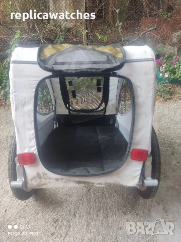 велосипедно ремарке за домашен любимец или багаж, снимка 9 - Аксесоари за велосипеди - 51452171