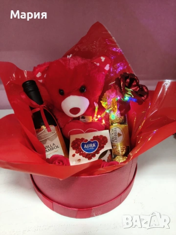 Подарък за Свети Валентин , снимка 2 - Романтични подаръци - 53281779