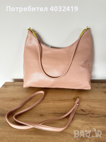 Розова дамска чанта с две дръжки , снимка 3 - Чанти - 45004014