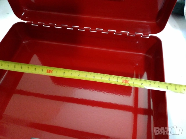 Метална кутия/каса/ за ценности, пари, бижута, ключове., снимка 4 - Друго - 53221996