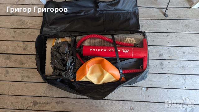 Падъл Борд Aqua Marina Magma ALL-AROUND SUP + допълнителни аксесоари, снимка 4 - Водни спортове - 52177522