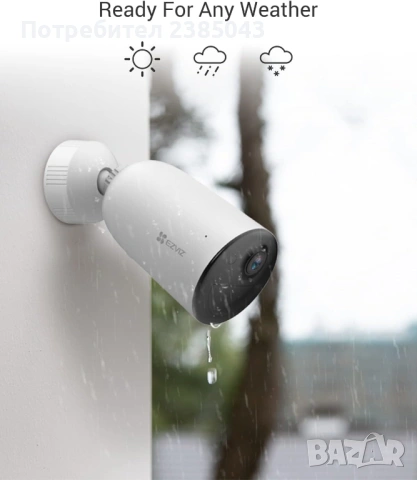 Ezviz CB3 WiFi Акумулаторна IP камера - батерия 120 дни 