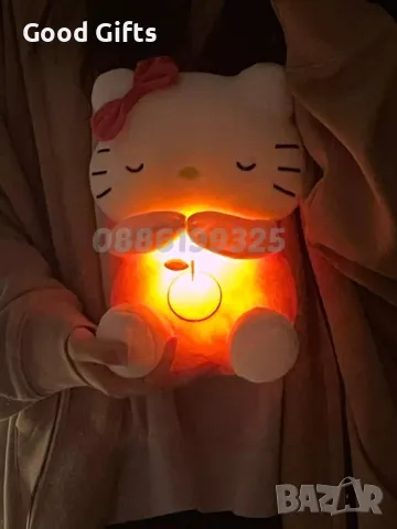 Интерактивна плюшена дишаща играчка Кити, Hello Kitty дишаща играчка, снимка 2 - Плюшени играчки - 47027456