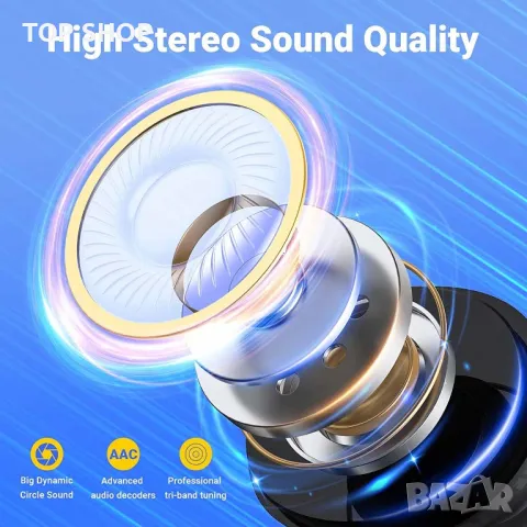 Нови Безжични слушалки Спортни с кутия за зареждане Earbuds за музика, снимка 3 - Bluetooth слушалки - 49450822