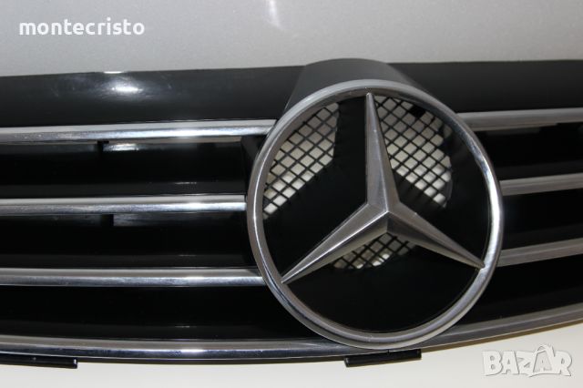 Предна решетка Mercedes CLK C209 A209 (2002-2005г.) A2098800183 / предна емблема Мерцедес CLK, снимка 7 - Части - 45428378