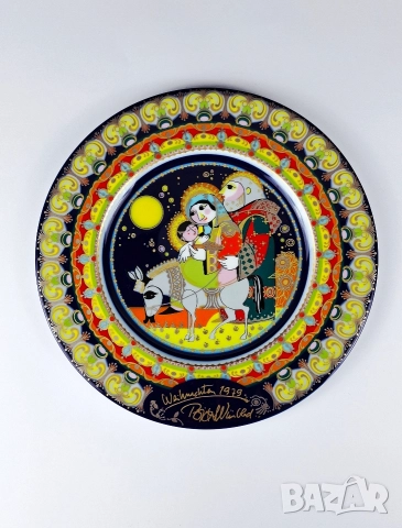 Колекционерски коледни плата - Rosenthal, Bjørn Wiinblad, снимка 2 - Чинии - 52662104