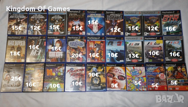 Игри за PS2 Star Wars Battlefront/Bad Boys 2/Endgame/XIII/Freak Out/Crash/GT-R 400/F1 06/Mojo/RS3