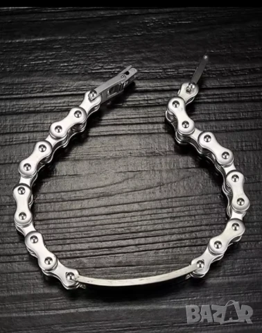 Мъжки гривни от неръждаема стомана, снимка 3 - Гривни - 50657658