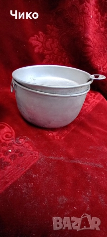 Стари алуминиеви съдове и хаванки, снимка 7 - Антикварни и старинни предмети - 52443192