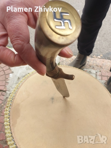 голям ловен нож с кокалена дръжка , снимка 12 - Ножове - 52636563