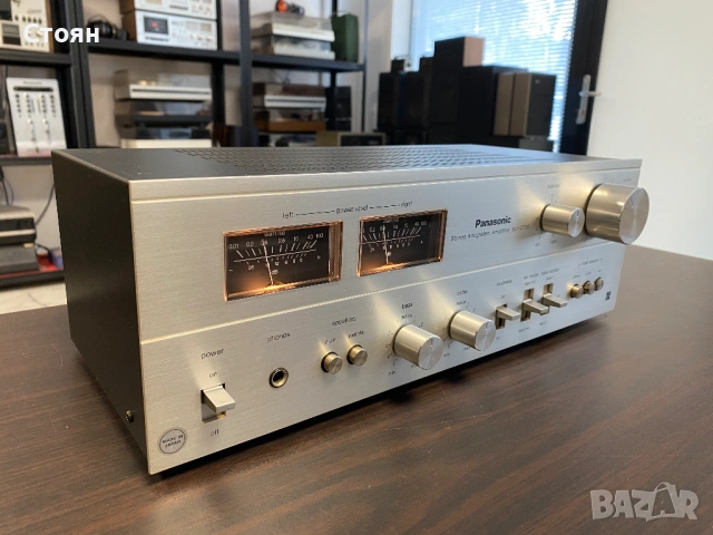 Vintage усилвател Panasonic, снимка 5 - Ресийвъри, усилватели, смесителни пултове - 53828566