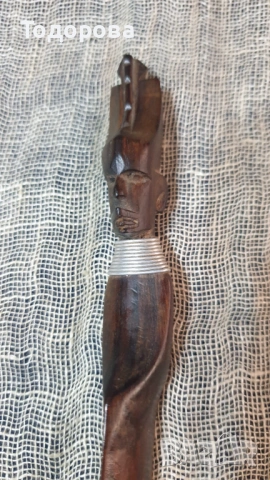 Ножче за писма от екзотична дървесина, снимка 3 - Антикварни и старинни предмети - 53659211