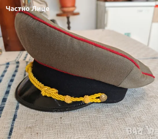 Чисто Нова Българска Армейска Офицерска Фуражка, снимка 2 - Антикварни и старинни предмети - 50335858