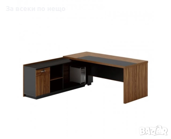 Бюро Оскар ляв ъгъл - цвят орех-антрацит Код P1563