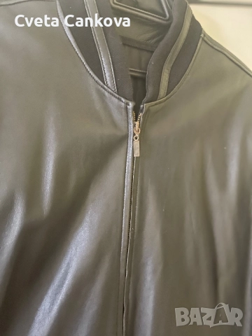 Кожено мъжко яке, снимка 10 - Якета - 51589095