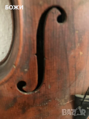 Стара ръчна цигулка – декорация, реставрация или колекция – уникат!, снимка 5 - Антикварни и старинни предмети - 50671454