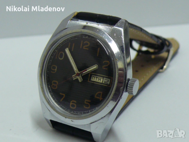 Съветски Ракета/Raketa Мъжки механичен ръчен часовник, работещ с Ден/Дата, снимка 12 - Мъжки - 53180382
