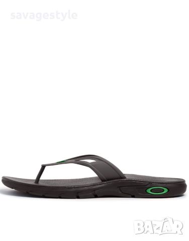 Мъжки чехли OAKLEY Ellipse Flip Flops Green/Black, снимка 2 - Джапанки - 45762423