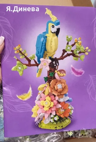 Лего папагал на клонче 