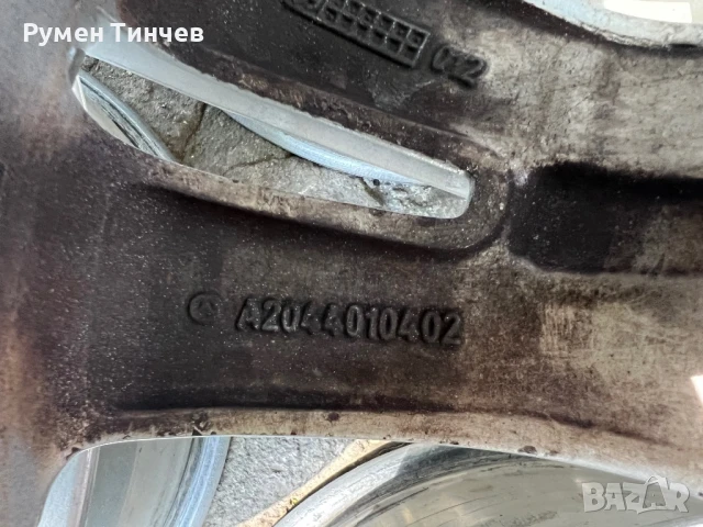 4бр оригинални алуминиеви джанти за Мерцедес 17ки, снимка 6 - Гуми и джанти - 51125687