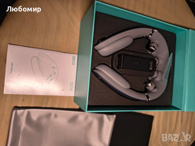 SKG G7 PRO-FOLD Сгъваем масажор за врата с отопление , снимка 10 - Масажори - 54096675