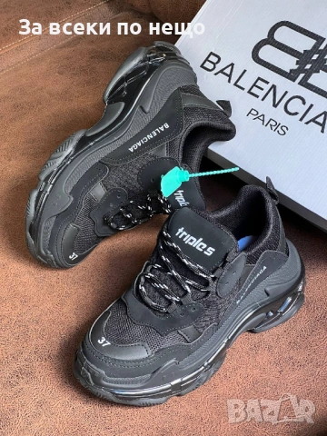 Balenciaga Дамски Черни Маратонки👟Дамски Спортни Обувки В Черен Цвят Баленсиага Код P1933