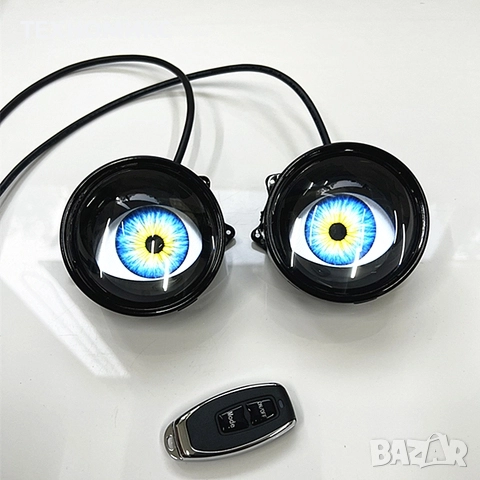 Комплект от 2 лупи Devil Eyes с 3-инчов LED дисплей, дистанционно