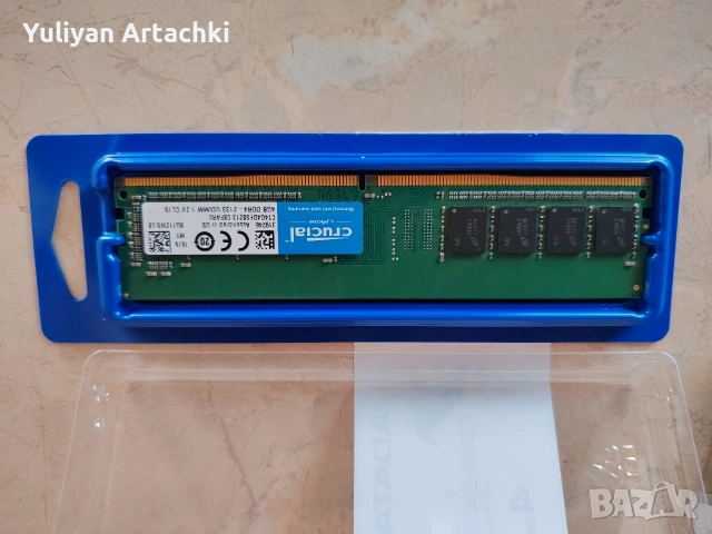РАМ памет 4 GB DDR 4 Crucial. 