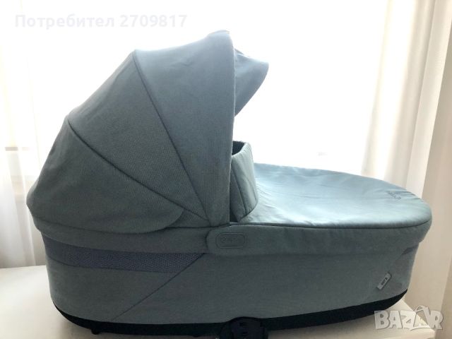 Кош за новородено Cybex Cots S Sky blue, снимка 2 - Детски колички - 46441527