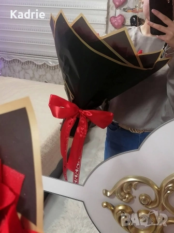 вечен букет от 50 рози 